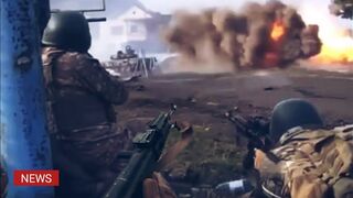 Ukrainian troops attack Russian fighters destroy tanks at close range in Kherson