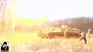 Russian 2S4 Tyulpan mortar reportedly in the Kreminna area