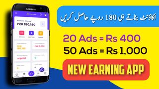 New Earning App today - Sign up bonus Rs 180 - Online earning in Pakistan - Handy Cash App - earning