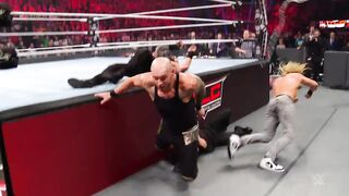 Roman Reigns fights security guards