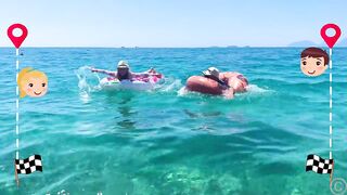 Nastya and kids outdoor activities in Turkey