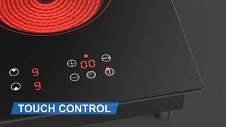 Electric burner stove top