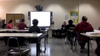 Classroom having Earthquake in Alaska