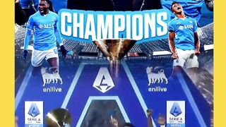 Napoli Juara Serie A 2025! Sebuah musim penuh semangat dan kerja keras berbuah manis di puncak klasemen!