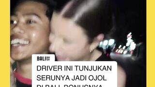 Ngantar bule mabuk, cantik & centil. Gue? Tetap fokus... sambil deg-degan