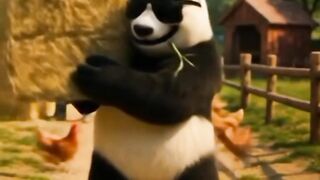 Panda Matrix Dodge or Destroyed! Farm Fight The Hay Bale Showdown