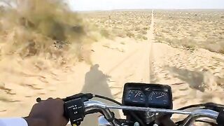 Balochistan ride Honda 125 trying check 2025