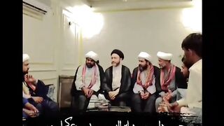 مولانا شہنشاہ  حسین نقوی کے ساتھ