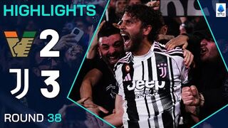 VENEZIAJUVENTUS 23  HIGHLIGHTS  Juve Secure CL Spot in Thriller  Serie A 2024_25