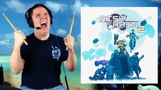 Rocking Out To Risk Of Rain 2 Music On Drums For 12 Minutes Straight