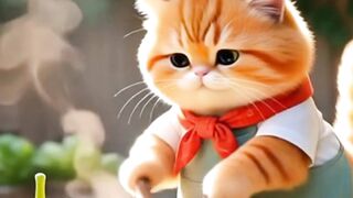 cat hosting a party