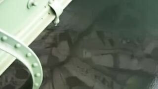 ufo hiding under brig