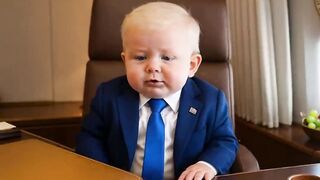 Baby Trump Accepts Gift of Qatar Plane.