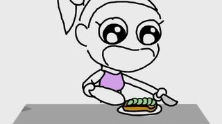 Female vs gym bro lunch