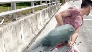 Truly his fish dream has come true .2025