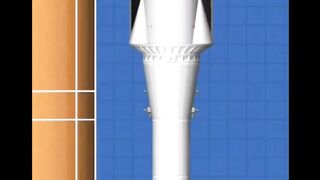 Space Shuttle and Falcon 9 rockets