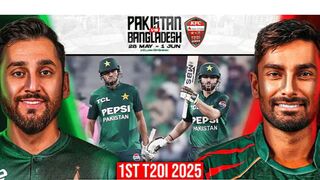 Pak vs Ban T20i 2025 match full highlights