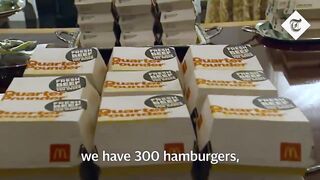 Donald Trump serves McDonald's on silver platters as White House chefs go unpaid amid shutdown