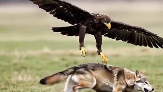 Too strong the eagle caught the wolf and flew away creativeinspiration wildlifezerodistance 2025