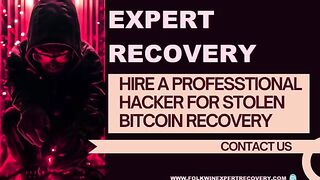 CONSULT A CERTIFIED CRYPTO RECOVERY EXPERT/FOLKWIN EXPERT RECOVERY.