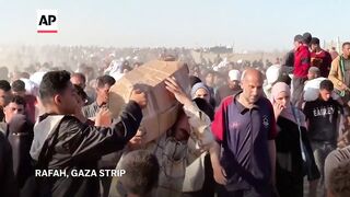 Palestinians in Gaza describe chaos at food distribution sites.