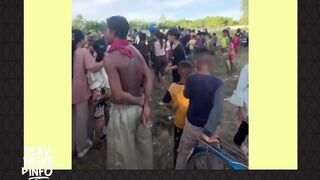 warga menggali kembali mangga yang sudah di kubur