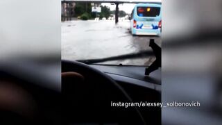 Потоп и наводнение в Бурятии. Мощный ливень затопил