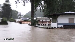 Страшное наводнение в Германии Города ушли под воду,