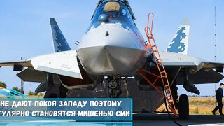 Российские самолеты не дают покоя Западу поэтому Су 57 и...