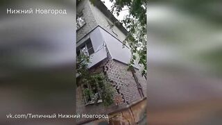 взрыв в доме в Нижнем Новгороде. В трехэтажном здании рванул газовый баллон