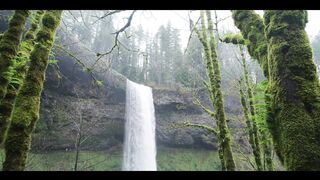 you definitely haven't seen such a waterfall! a very beautiful waterfall