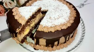 СМАЧНИЙ ШОКОЛАДНИЙ ТОРТ З БАНАНАМИ ''МРІЯ''