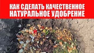 Органическое Земледелие. Как Сделать Натуральное Удобрение
