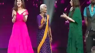 76 Years old grand mother dance video