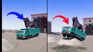 Amazing Truck Driving First Time Rotating Tire Shorts Video