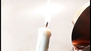 colore water&candle experiment
