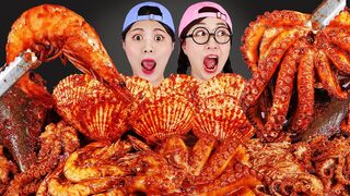 Spicy Seafood Boil Mukbang!