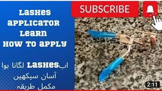 Eye lashes fixer