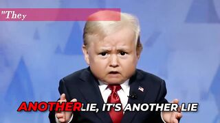 _They're eating the Dogs!__ Baby Trump & Baby Harris Debate Turns Into a Sitcom ????