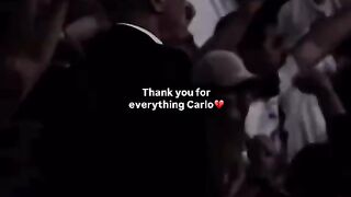 Thank you for everything Carlo