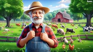 Dairy farm Animation visuals and story Song ????????????????