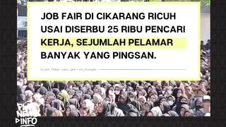 Bekasi Di banjiri masyarakat yang ingin dapat pekerjaan