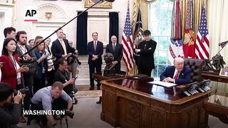 Trump says China ‘violated’ agreement on trade talks.