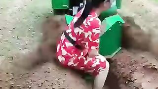 Trenching machine