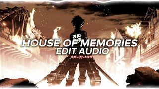 house of memories - panic at the disco [edit audio]   #anime #animememes #animeedits #music #song