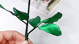How to make it rose flower with ribon