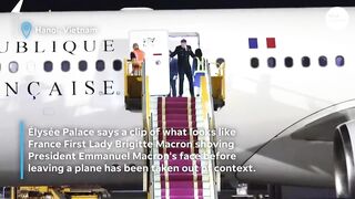 French president Emmanuel downplays viral video with first lady