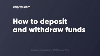 How to deposit and withdraw funds. Free $30 mining to start