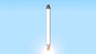 Model rocket flight test