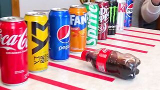 Benson Crew Super Fun Bottle Roll Party Game Kids Dad and Family Play diy party game with soda cans and  bottle... funny activity for parties...